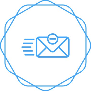 Mektup. Web simgesi basit illüstrasyon