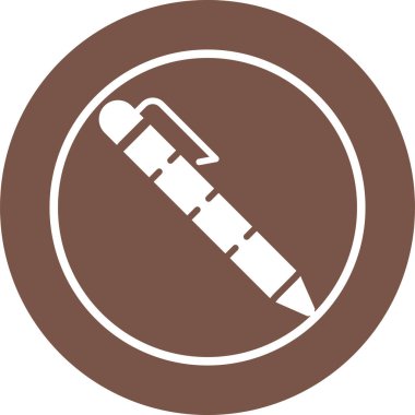 Bir kalem ağı simgesinin vektör illüstrasyonu