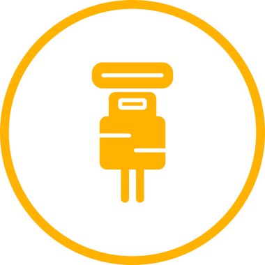 usb simge vektör illüstrasyonu