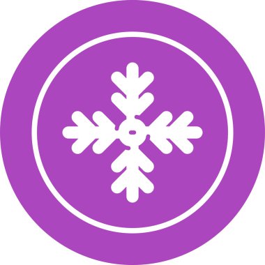  kar tanesi web simge vektör çizim 