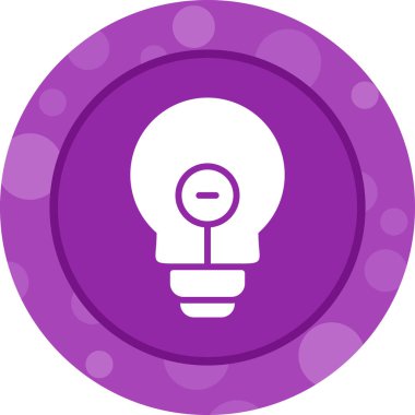 ampul web simge vektör çizim 