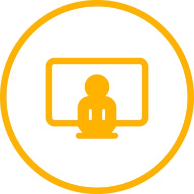 dizüstü bilgisayar simgesi, vektör illüstrasyonu