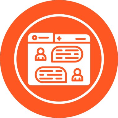 seo modern simgesinin vektör illüstrasyonu