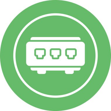 Bir tren simgesinin vektör illüstrasyonu