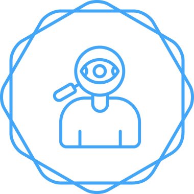 Kamera simgesi olan adam, taslak biçimi