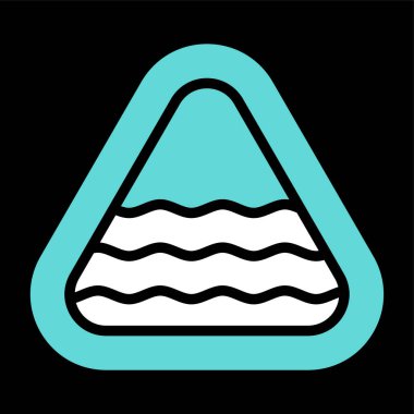 Modern b 'nin vektör illüstrasyonu eksik simgesi