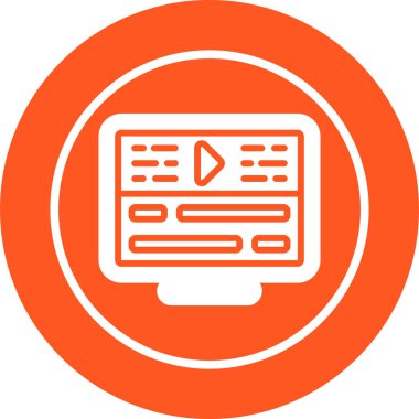 seo modern simgesinin vektör illüstrasyonu