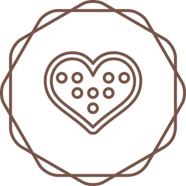 Aşk kalp vektör çizgisi simgesi, aşk, düzenlenebilir vuruş, simge sembolü, doğrusal