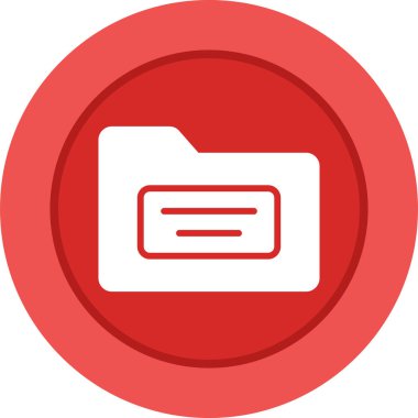 dosya dizinleri simgesi, vektör illüstrasyonu 