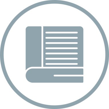 Belge simgesinin vektör illüstrasyonu