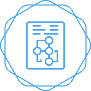 Veri analizi. Web simgesi basit illüstrasyon