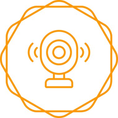 Modern bir simgenin vektör illüstrasyonu