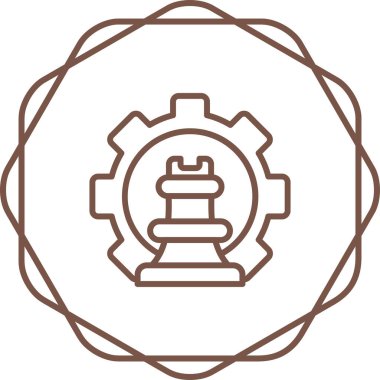 dişli simgesi vektör illüstrasyonu