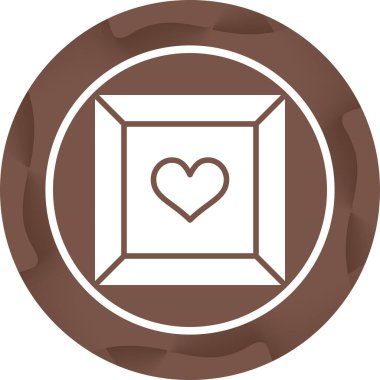 kalp simgesi modada izole edilmiş arkaplan