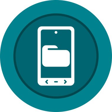 cep telefonu ikonu vektör illüstrasyonu