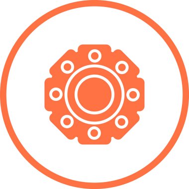Teçhizat Web simgesi basit illüstrasyon