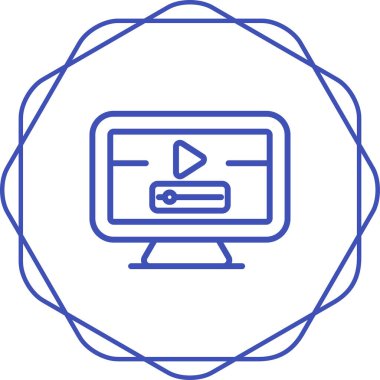  Bilgisayar web simge vektör çizim