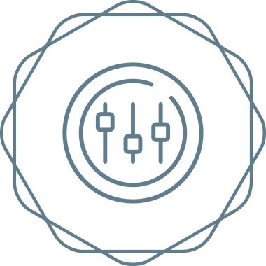 Güç simgesinin vektör illüstrasyonu