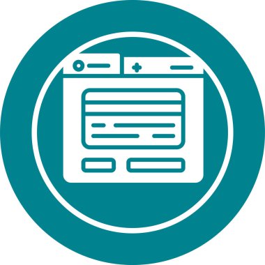 seo modern simgesinin vektör illüstrasyonu