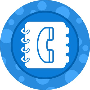 Moda Biçimli Telefon Simgesi İzole Arkaplan