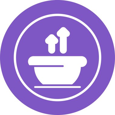 banyo ikonu vektör illüstrasyonu