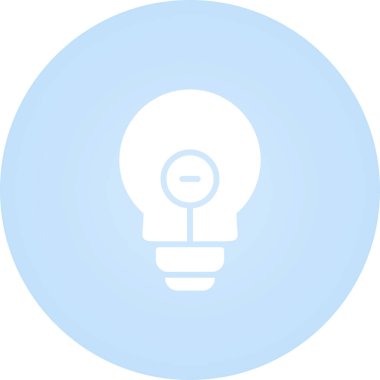 ampul web simge vektör çizim 