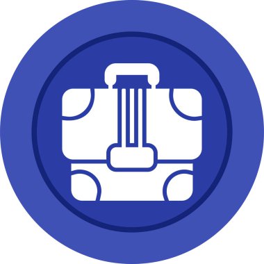 Bir benzin istasyonu simgesinin vektör illüstrasyonu