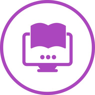 kitap simgesi vektör illüstrasyonu