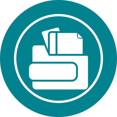 Dosya. Web simgesi basit tasarım