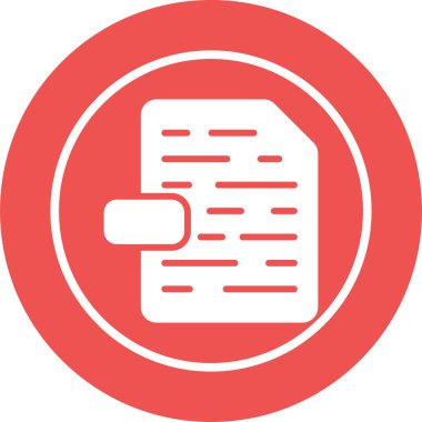 dosya simgesi, vektör illüstrasyonu 