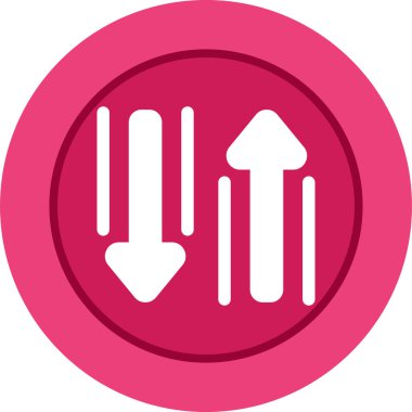 Ok. Web simgesi basit illüstrasyon