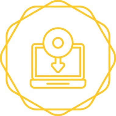 seo modern simgesinin vektör illüstrasyonu