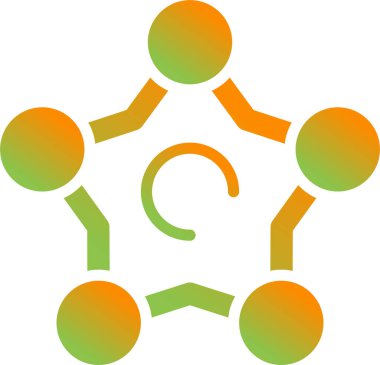 şebeke. Web simgesi basit illüstrasyon