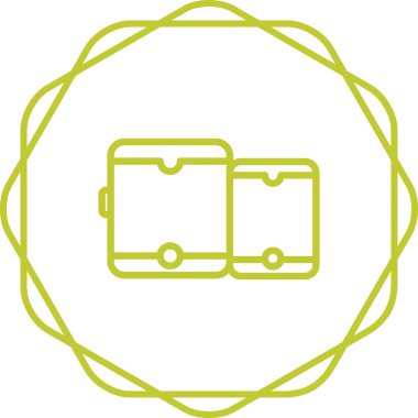 akıllı telefon web simgesi vektör çizimi