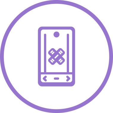 Cep telefonu ico 'nun vektör çizimi