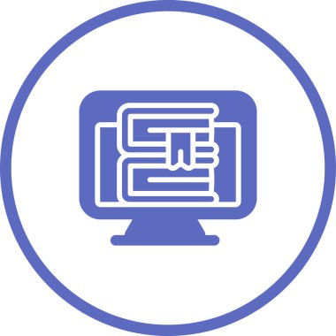  Bilgisayar web simge vektör çizim