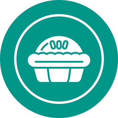 Tatlım. Web simgesi basit illüstrasyon