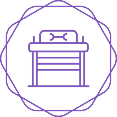 sandalye simgesi çizimi