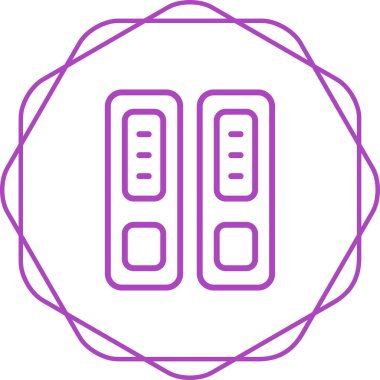 Bir b eksikliği simgesinin vektör çizimi