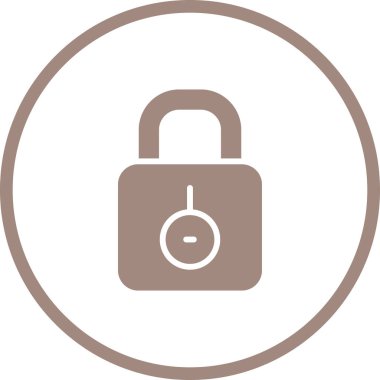 ikon vektör illüstrasyonunu kilitle