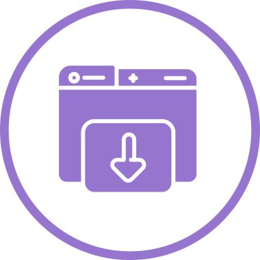 çamaşır makinesi simgesi, illüstrasyon tasarımı