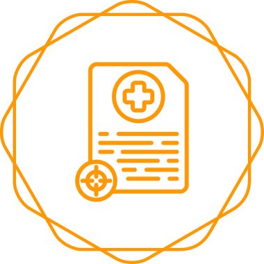 Tıbbi simgenin vektör illüstrasyonu