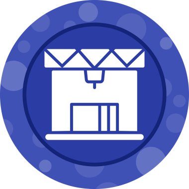 alışveriş simgesi vektör illüstrasyonu