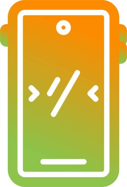 akıllı telefon web simgesi vektör çizimi