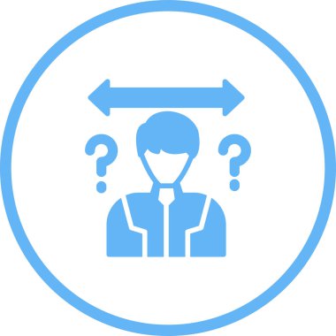 İş adamı simgesi vektör illüstrasyonu