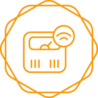 wifi ağ modern simgesi, vektör illüstrasyonu