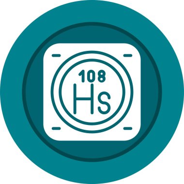 Kimyasal metal işareti ağ basit illüstrasyon