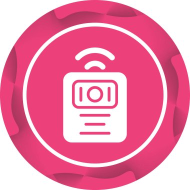 Kamera. Web simgesi basit illüstrasyon