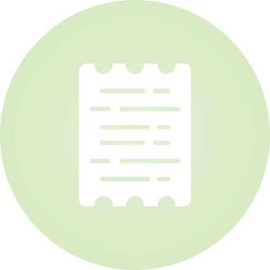 Belge. Web simgesi basit illüstrasyon