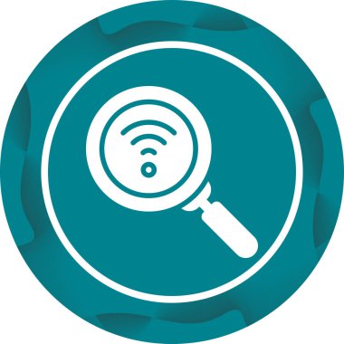 Eşsiz Arama Vektörü Kabartma Simgesi